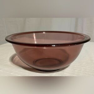 Vintage Pyrex Cranberry 1.5 Liter Bowl Made in USA